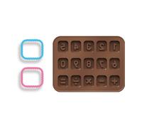 Stampo in silicone per cioccolato + formine per numeri
