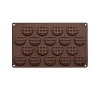 Stampo in silicone per cioccolato,Stampi per caramelle al cioccolato,Stampi per cioccolato a 18 griglie per waffle - Set di pentole natalizie, stampo per gelatina, strumenti pa