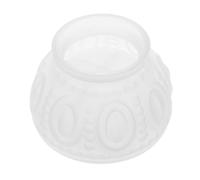 Stampo in Silicone per Ciotola in Rilievo Fai da Bianco | Hobby Creativi, Silicone Resistente e Antistrappo, Forma Bianca, Uso Resina e Decorazioni