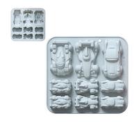 Stampo in silicone per colata antiaderente riutilizzabile strumento | Stampo in silicone per auto in miniatura per gesso, argilla, resina epossidica, sapone, candela, cioccolato, principianti