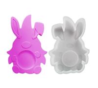 Stampo in silicone per coniglietto pasquale per di Pasqua | stampo in silicone coniglio,Stampo per fondere portacandele pasquale 3D, strumenti per, artesa