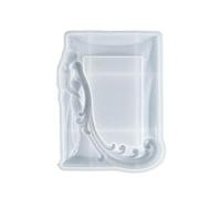 Stampo in silicone per cornici fotografiche per colata epossidica decorazione domestica cornice cornice espositore rettangolare stampi per foto per resina epossidica