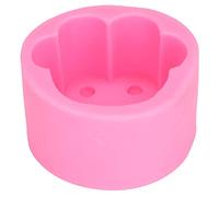 Stampo in silicone per cottura fai da te, a forma di zampa di cane e gatto, flessibile e riutilizzabile, antiaderente per un facile rilascio, strumento decorativo rosa per torte, fondente, cioccolato