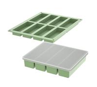 Stampo in silicone per cubetti di ghiaccio, multifunzione, forma rettangolare, stampo per ghiaccio da cucina