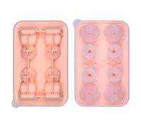 Stampo in silicone per cubetti di ghiaccio | Stampo 3D a forma di gatto con 4 cavità per cubetti di ghiaccio, gatto per cucina - per cocktail, vino, succo, bourbon, cucina, feste, campeggio, via
