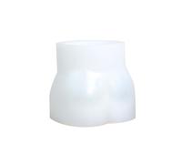 Stampo in silicone per culo umano - Design portapenne, supporto per organizer per trucco, stampo epossidico per artigianato artistico, vaso di fiori fai-da-te, decorazione per il desktop | Ideale per
