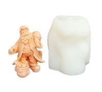 Stampo in silicone per decorare fondente e cioccolato, caramelle, per realizzare Babbo Natale