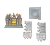 Stampo in silicone per decorazione casa gotica per appassionati di cottura e designer alla ricerca di stampi profumati dal design unico