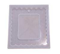 Stampo in silicone per decorazione cornice portafoto rettangolare stampo epossidico ciondolo in resina colata adatto per ciondoli in silicone per la creazione di gioielli