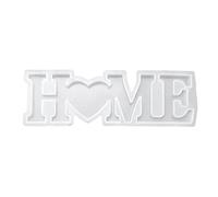 Stampo in silicone per fai da te, design con lettere dell'alfabeto e amore, facile da smontare, per creare decorazioni uniche per la casa, compatibile con resina epossidica con cristalli