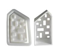 Stampo in silicone per finestra della chiesa, stampo in silicone per chiesa, decorazione per la casa della chiesa