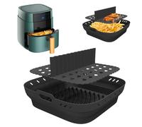 Stampo in silicone per friggitrice ad aria - Accessorio multifunzione con divisori per Ninja Speedi e COSORI 5.5L