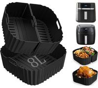 Stampo in silicone per friggitrice ad aria calda Russell Hobbs, 3 pezzi per friggitrice ad aria calda, accessorio per friggitrice ad aria calda Russell Hobbs XXL 8L 27170-56, XXL 8,3L 27632-56 (8L