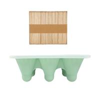 Stampo in silicone per gelato a 6 griglie a forma di badminton, per feste e incontri, facile da usare