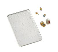 Stampo in silicone per gelato per nail art ad alta trasparenza in resina, strumento per la lavorazione con occhiali, design carino per gelato e nail art