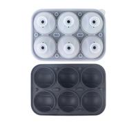Stampo In Silicone Per Ghiaccio 6 Scomparti in Silicone a Forma di Baseball