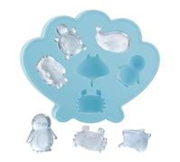 Stampo in Silicone per Ghiaccio,Forma a Forma di Animale Riutilizzabile per Congelatore - Ideale per Cioccolato - Ideale per Riunioni di Famiglia, Ristoranti e Uso Domestico