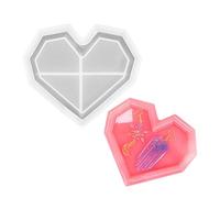 Stampo in silicone per glassa, stampo in silicone per gioielli, stampo facile da rilasciare per la produzione di vassoi per la realizzazione di ornamenti, stoviglie, portacandele