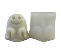 Stampo in silicone per Halloween, fantasma, aromaterapia, candela, stampo in silicone divertente per torte, cioccolato, strumenti da forno