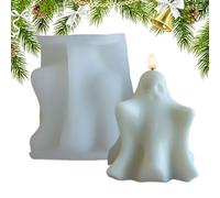 Stampo in silicone per Halloween | Stampi 3D per fare candele spettrali | Artigianato Con Cera Per Halloween Decorazione Di Torte Saponi Dolci E Forniture Per Artigianato