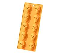 Stampo in silicone per Halloween | Stampo per cioccolato per Halloween | Stampo per caramelle in silicone per cuocere biscotti, zucche, fantasmi, pipistrelli, cartoni animati, cubetti di ghiaccio