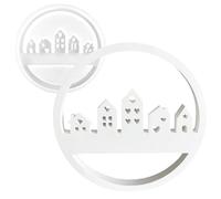 Stampo in Silicone per la Casa, Stampi in Silicone per Case,Stampi in Silicone per Colata Case,Stampi in Silicone a Forma di Casa,per Candele,Saponi,Gesso Casette per Casa,Natale,Pasqua