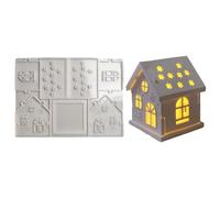 Stampo In Silicone Per La Casa - Stampo Per Colata Artigianale Da 24x17,5 Cm, Forma Di Cottura Flessibile, Forma In Resina Di Sapone Riutilizzabile, Strumento Di Progettazione Architettonica Dettaglia