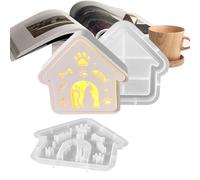 Stampo in silicone per la casa, stampo per la casa dei gatti, strumento creativo per ufficio, camera da , Halloween, giardino, soggiorno, scuola di Natale