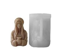 Stampo in silicone per la dea che mantiene una candela per bambini, in silicone e resine