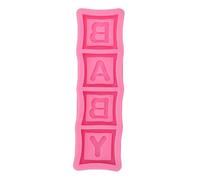 Stampo in silicone per lettere BABY, sicuro ad alta temperatura per un uso versatile