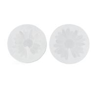 Stampo in Silicone per Margherita, 2 Pezzi Rotondo per Fondente