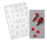 Stampo in silicone per nail art 3D farfalla fiore cristallo resina stampi intaglio stencil modelli artistici unghie strumento per unghie