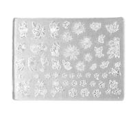 Stampo in silicone per nail art, bellissimi stampi per unghie 3D, unghie in rilievo, stencil, sculture, decorazioni per manicure