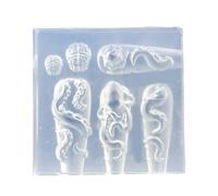 Stampo in silicone per nail art modello a forma di polpo per principianti ed esperti manicure elegante riforma manicure ad alta elasticità per unghie forma di creazione