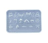 Stampo in silicone per nail art, varie forme, strumento di formazione per manicure, forniture professionali per manicure per varie occasioni, stampo riutilizzabile per decorazione unghie