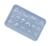 Stampo in silicone per nail art, varie forme, strumento di formazione per manicure, forniture professionali per manicure, perfetto per varie occasioni
