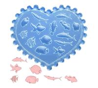 Stampo in silicone per nail art, varie forme, strumento di formazione per manicure, forniture professionali per manicure per varie occasioni Riutilizzabile Stampo per decorazioni per unghie