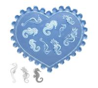 Stampo in silicone per nail art, varie forme, strumento di formazione per manicure, forniture professionali per manicure per varie occasioni Riutilizzabile Stampo per decorazioni per unghie
