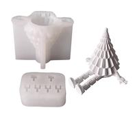 Stampo in silicone per Natale, alci, stampi in silicone per Natale, alce per candele, per versare, stampi in silicone, per candele di Natale, artigianato, decorazione per la casa (A5)