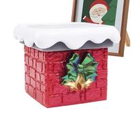 Stampo in silicone per Natale | Stampo per caminetto natalizio con neve - per realizzare organizer di gioielli riutilizzabili per progetti artistici con resina epossidica