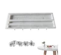 Stampo in Silicone per Natale - Statua Conto Alla Rovescia Decor Stampo Silicone - Riutilizzabile Facile Distacco Arte Attrezzo per Inverno Feste Principianti Esperti - Per Decorazioni in Resin