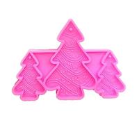 Stampo in silicone per orecchini a tema natalizio Stampo in resina epossidica stampi a goccia per orecchie artigianali fatti a mano strumento per la creazione di gioielli regalo gioielli albero