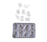 Stampo in silicone per orecchini in resina per gioielli in argilla artigianale con ciondolo in silicone per artigianato in resina