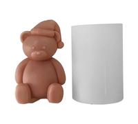 Stampo in silicone per orsi dei cartoni animati per candele E Sapone I Regali Unici Fare La Stampo per Resina Orso Per Gli appassionati Creare Stampo di Sapone Fatto