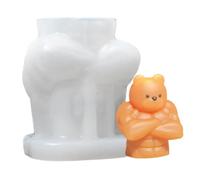 Stampo in Silicone Per Orsi - Stampo Per Orsi Per Ornamenti Da Scrivania | Forniture Artigianali Fatte A Mano, Strumenti Artigianali Per La Decorazione Delle Candele, Decorazioni Per La C