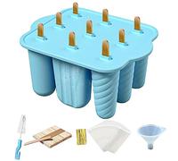 Stampo in silicone per pallet - Frigorifero - per ghiaccioli per forniture per , in silicone per alimenti, 9 cavità, lavabile in lavastoviglie e microonde, stampo