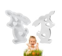 Stampo in Silicone per Pasqua | Facile da Sformare e Antiaderente,Stampo in Silicone Coniglietto Pasquale,Per Cemento Argilla Resina Epossidica Adulti Famiglie Coppie Bambini Casa Scuola Studio