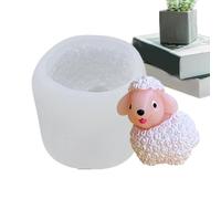 Stampo in silicone per pecore, stampo in silicone per pecore 3D - Stampo per dolci pasquali per caramelle fai-da-te - Forniture da cucina pasquali per casa, ristorante, fattoria, appartamento, panette