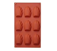 Stampo in silicone per per pasticceria, stampo per , stampo per biscotti a forma di guscio, stampo per biscotti a 9 cavità, stampo per cottura di torte, stampo