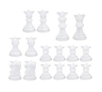 Stampo in silicone per pezzi di scacchi 3D Internazionali Stampo in resina epossidica fai da te Stampo artigianale in resina epossidica Strumenti di cottura al cioccolato stampi in silicone per resina